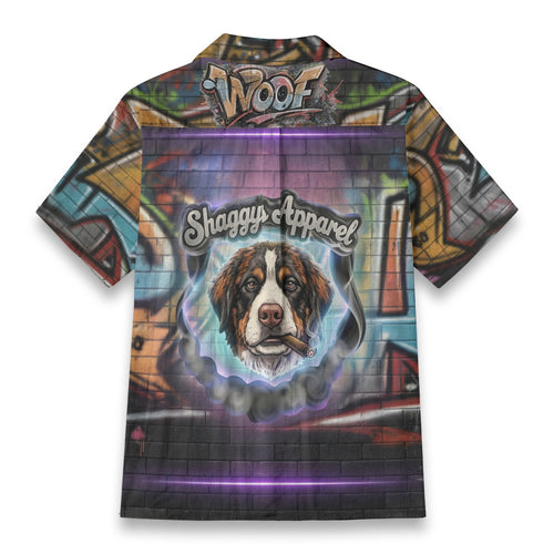 All-Over Print Men's Casual Hawaiian Short Sleeve Shirt | 125GSM Cotton