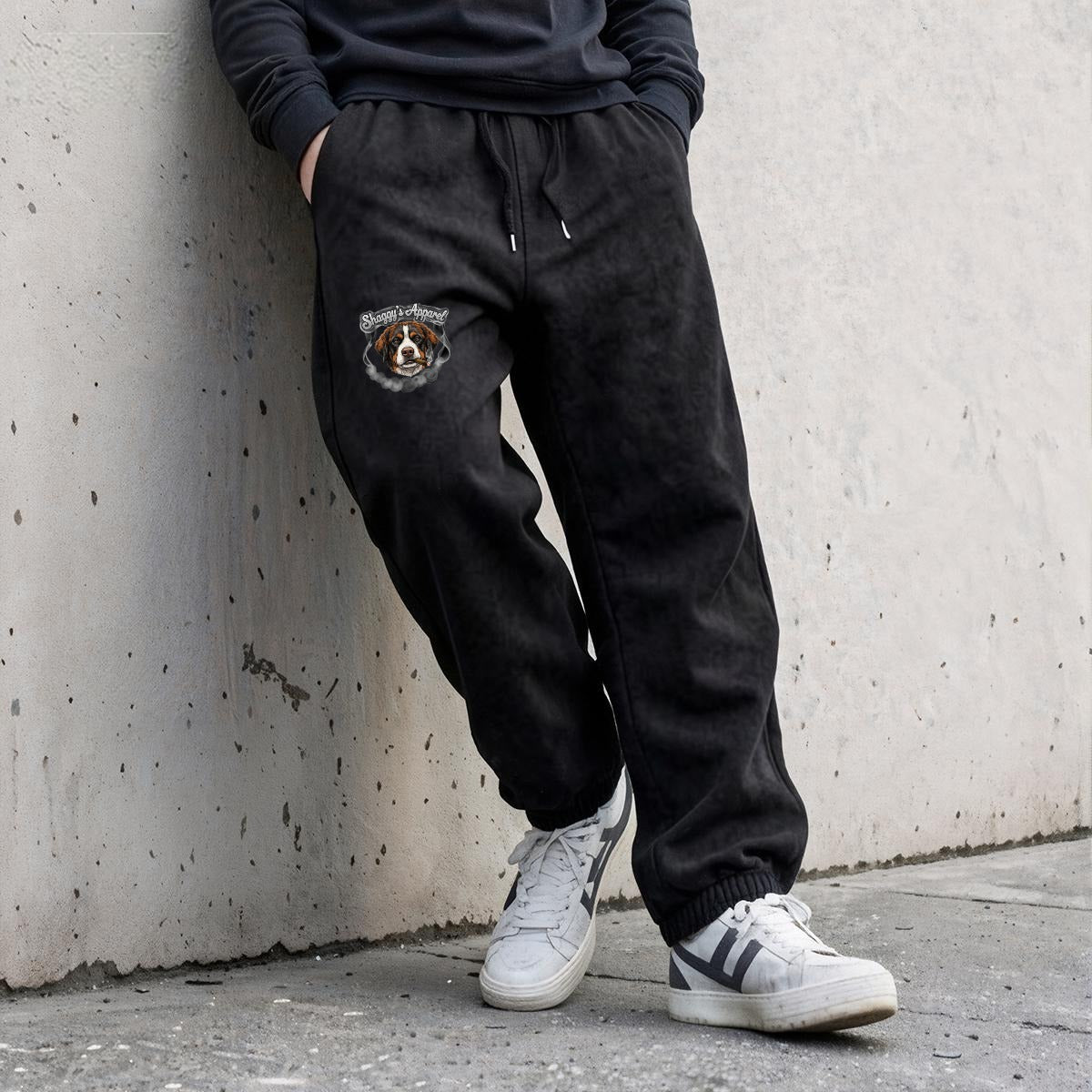 Heavyweight Fleece-Lined Washed Jogger Pants for Men|355GSM DTG