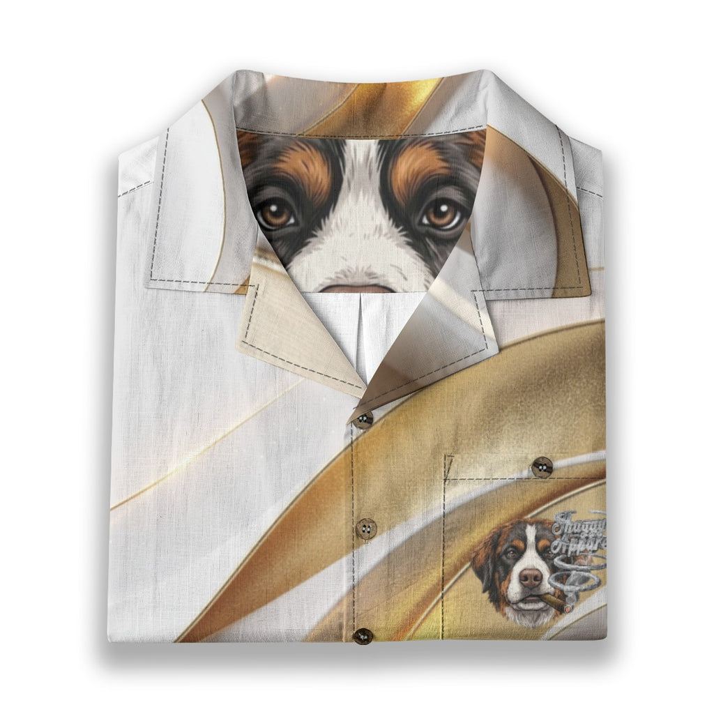 All-Over Print Men's Casual Hawaiian Short Sleeve Shirt | 125GSM Cotton