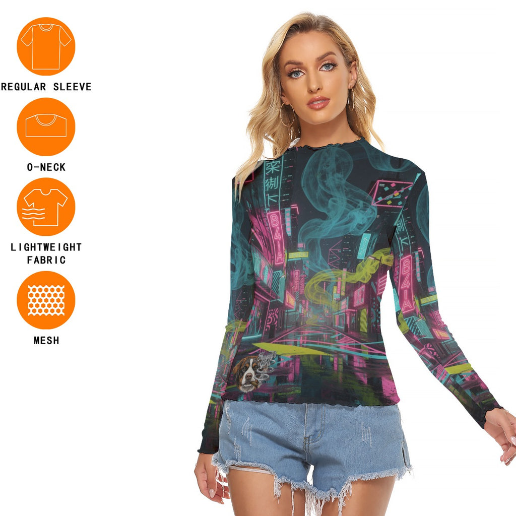 All-Over Print Women's Mesh T-shirt