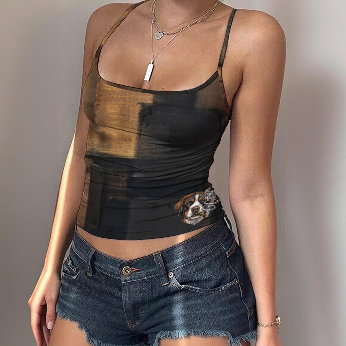 All-Over Print Women's Spaghetti Strap Tank Top