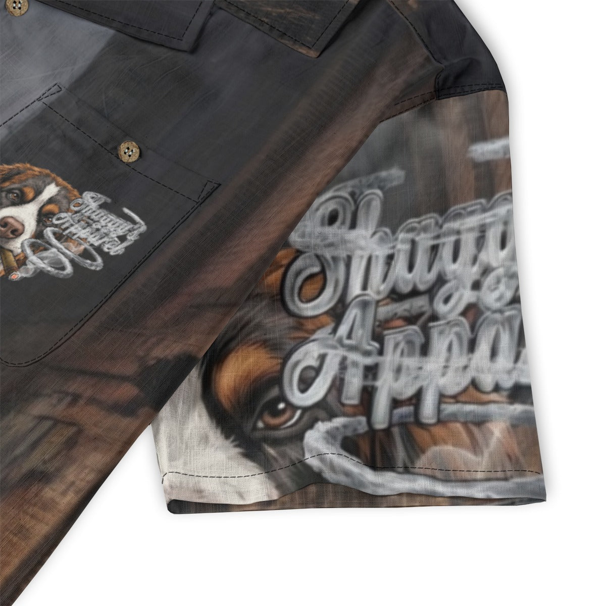 All-Over Print Men's Casual Hawaiian Short Sleeve Shirt | 125GSM Cotton