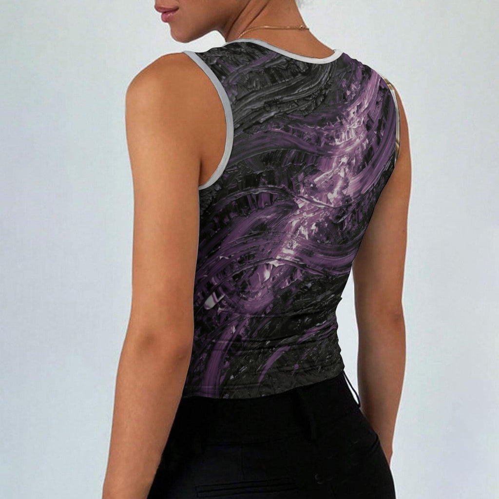 All-Over Print Women’s Sleeveless Square Neck Tank Top
