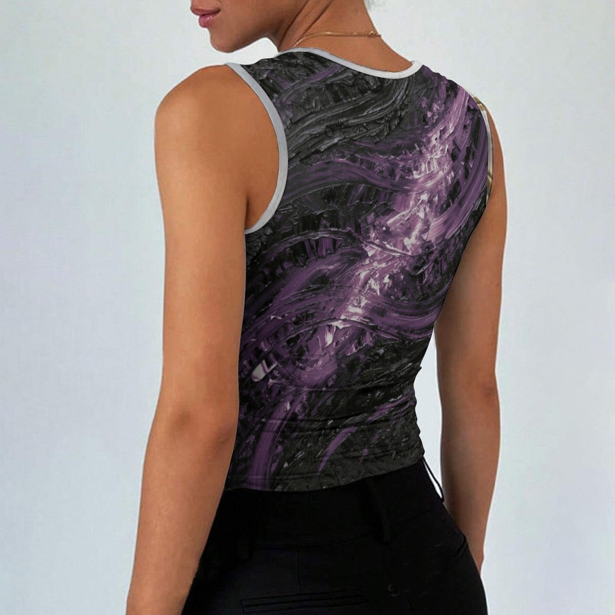 All-Over Print Women’s Sleeveless Square Neck Tank Top