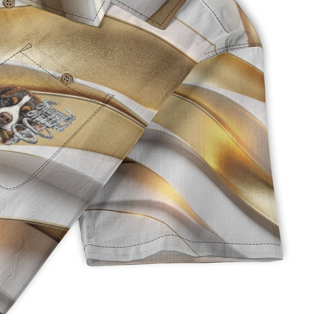 All-Over Print Men's Casual Hawaiian Short Sleeve Shirt | 125GSM Cotton