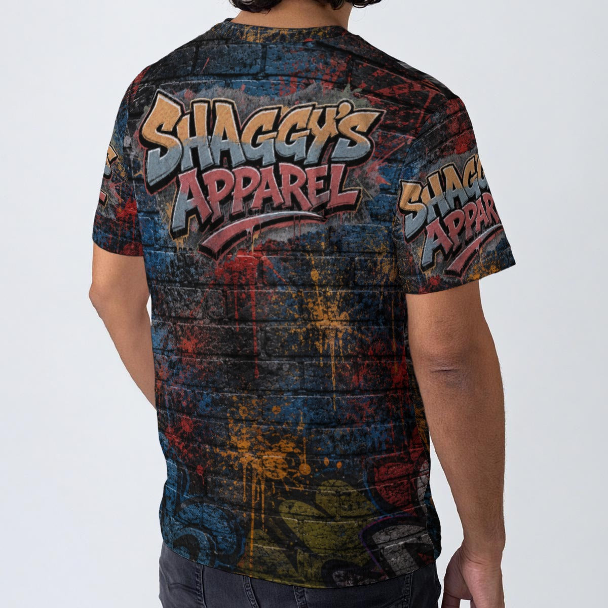All-Over Print Men's O-Neck T-Shirt | 190GSM Cotton