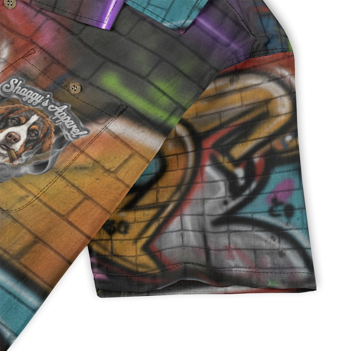 All-Over Print Men's Casual Hawaiian Short Sleeve Shirt | 125GSM Cotton