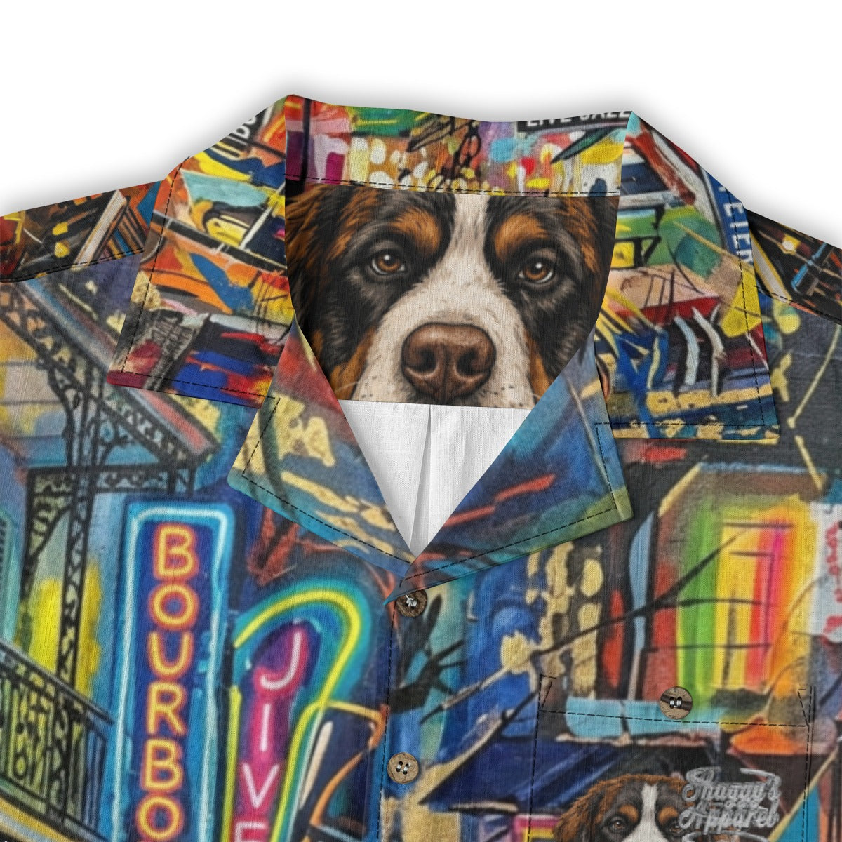 All-Over Print Men's Casual Hawaiian Short Sleeve Shirt | 125GSM Cotton