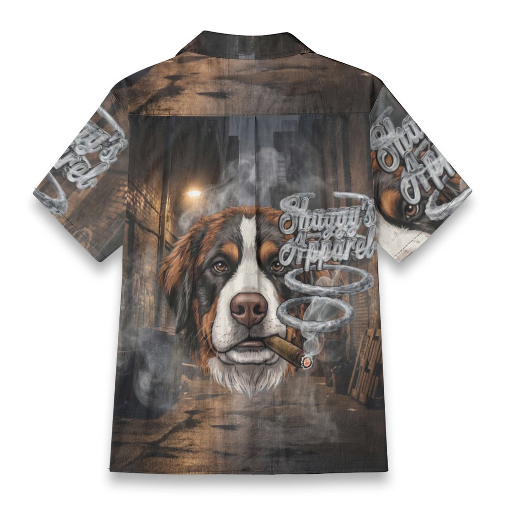 All-Over Print Men's Casual Hawaiian Short Sleeve Shirt | 125GSM Cotton